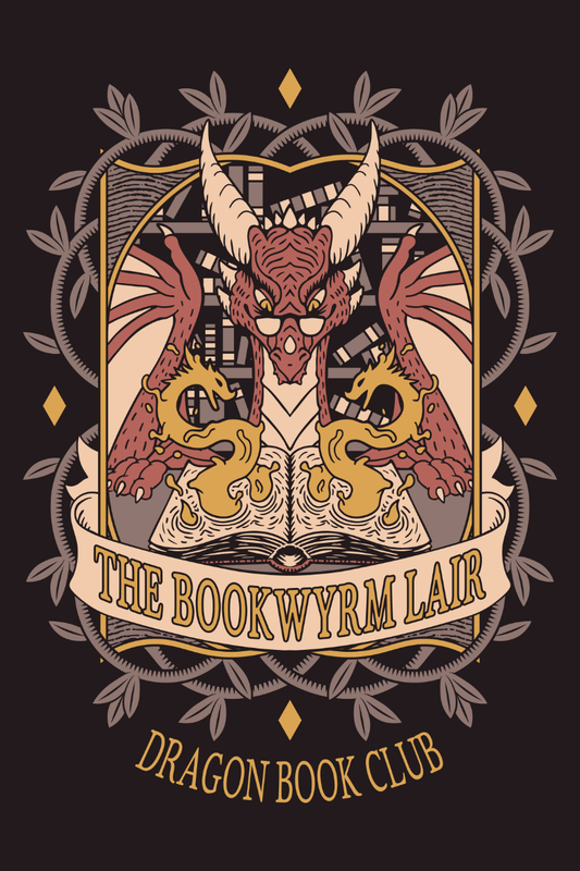 Bookwyrm Lair Dragon Book Club Print