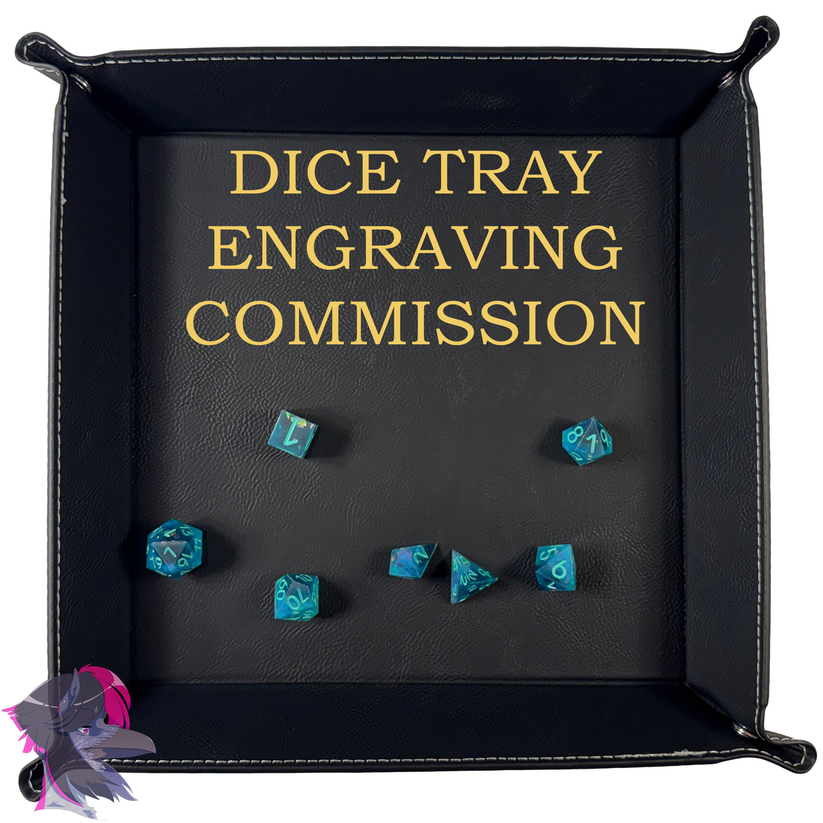 Dice Tray Commission by Crowtaur
