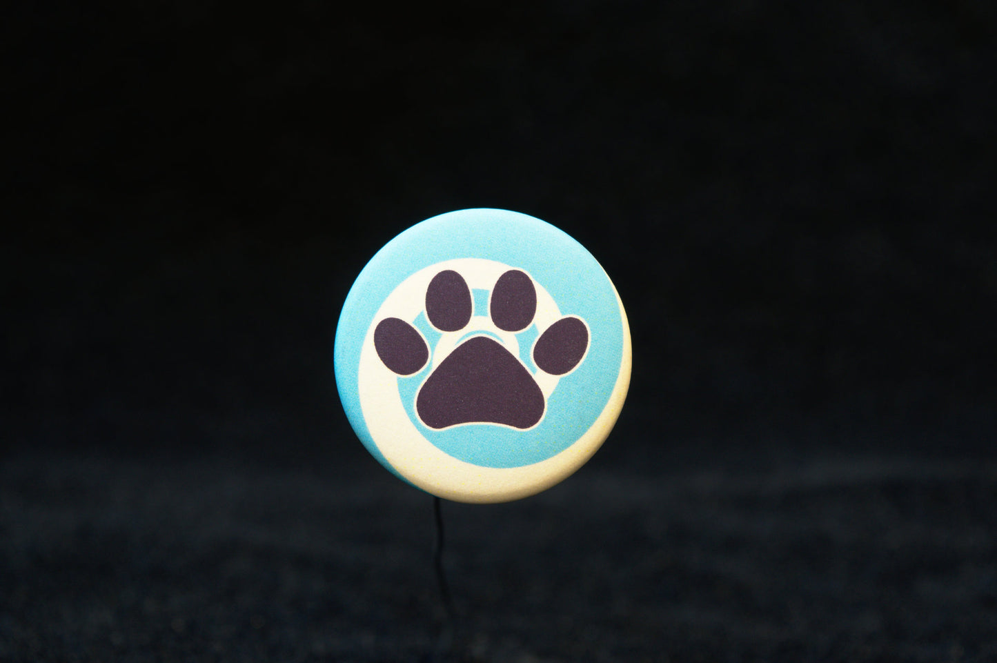 Hypno Fur Button Pin