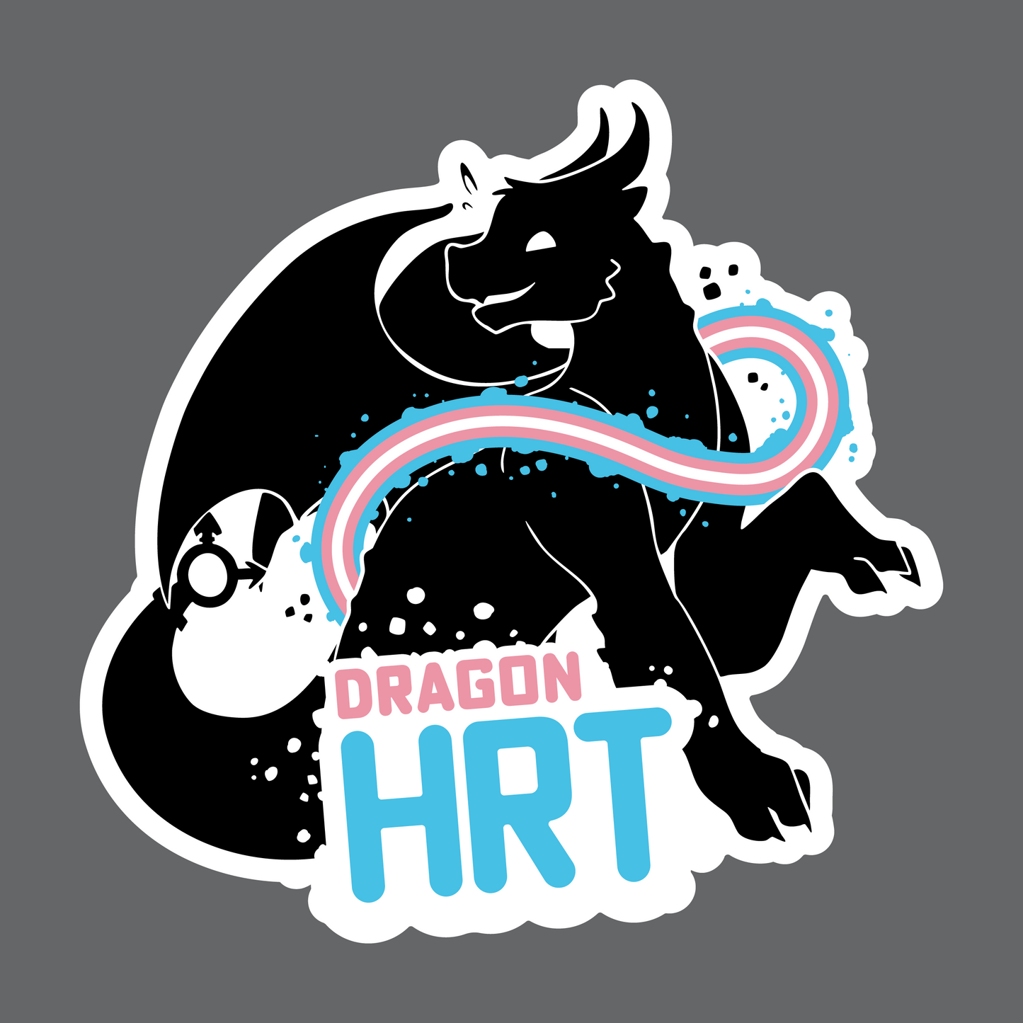 Dragon HRT Trans Sticker