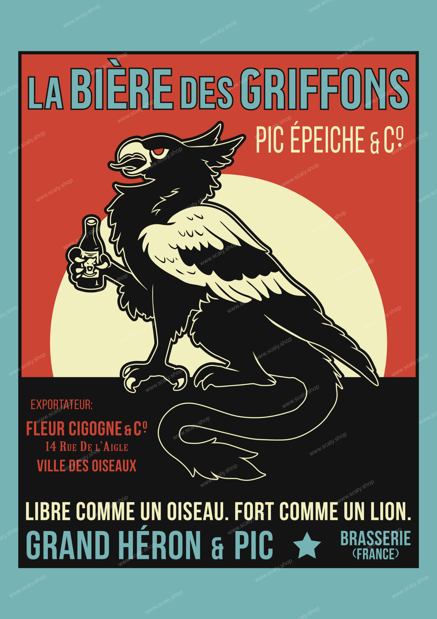 Gryphon Beer Print