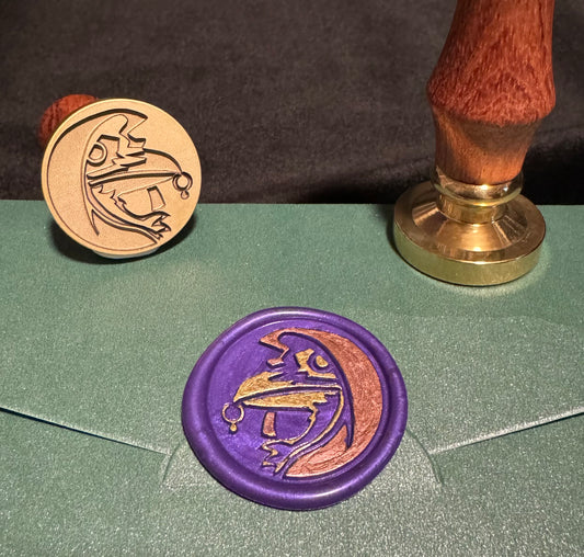 Raven Thief Wax Seal Stamp