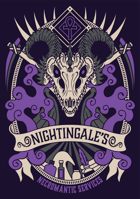 Nightingale's Necromantic Services Print