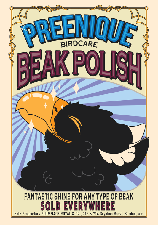 Preenique Beak Polish Print