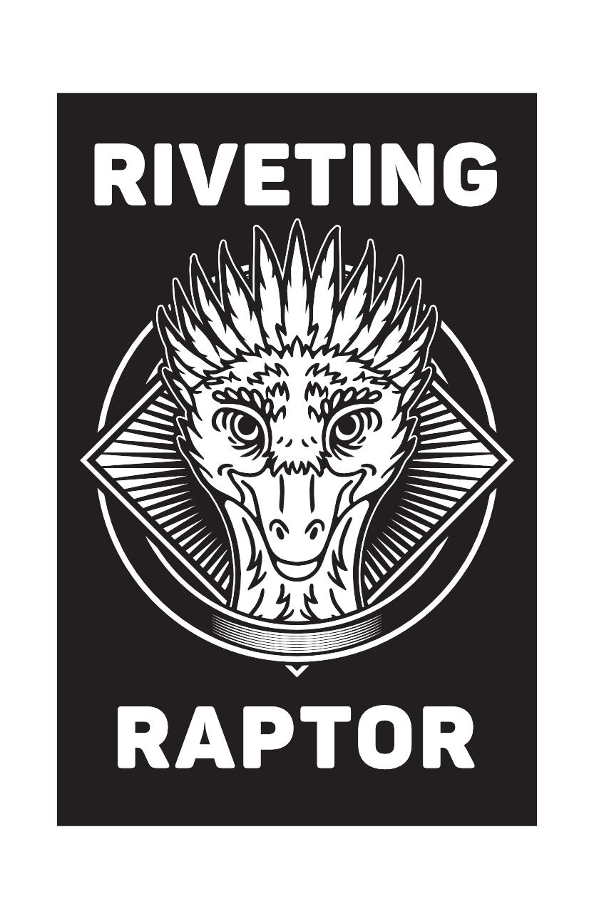 Riveting Raptor Badge