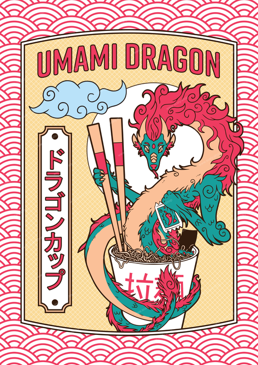 Umami Dragon Print