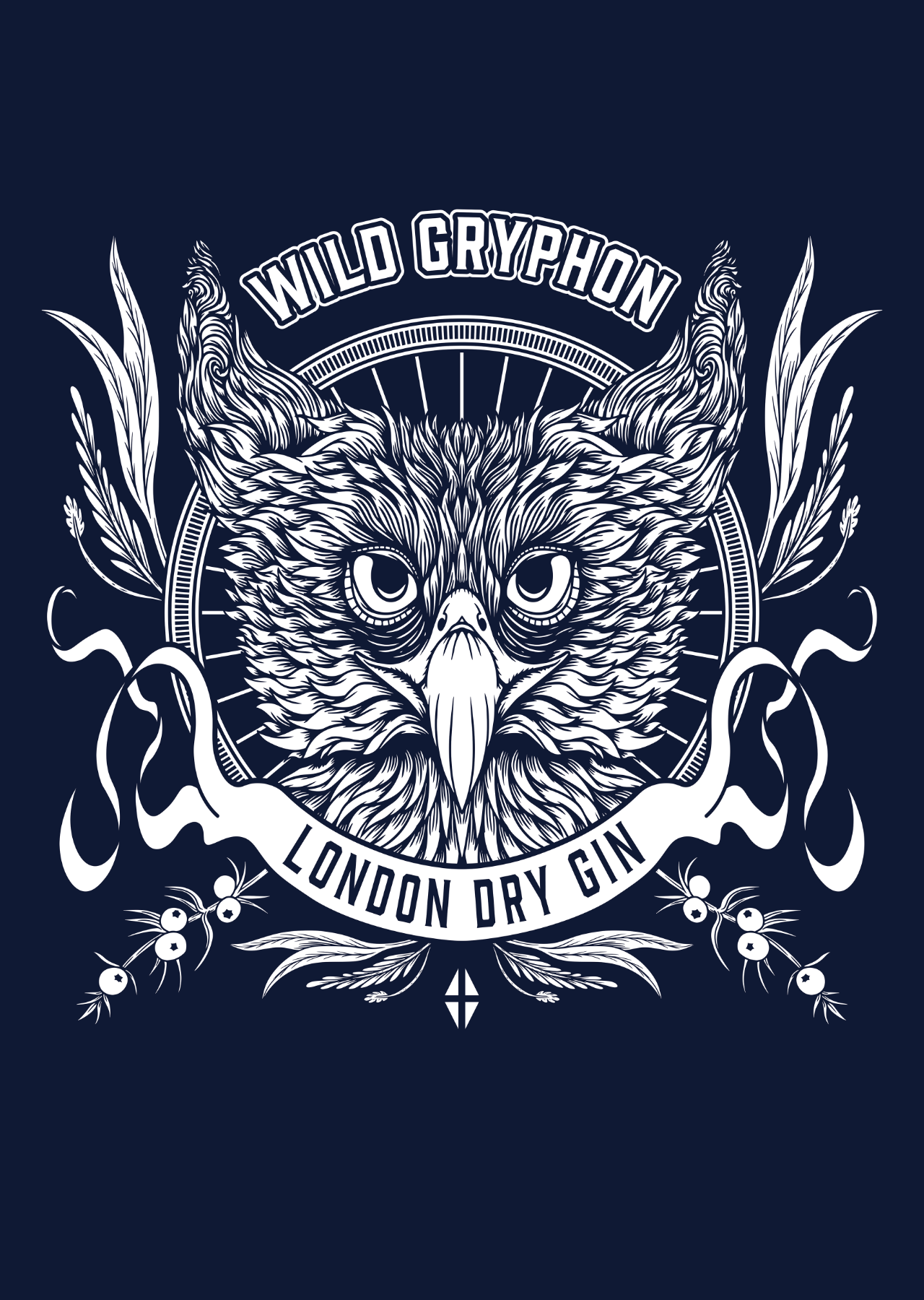 Wild Gryphon Gin Print