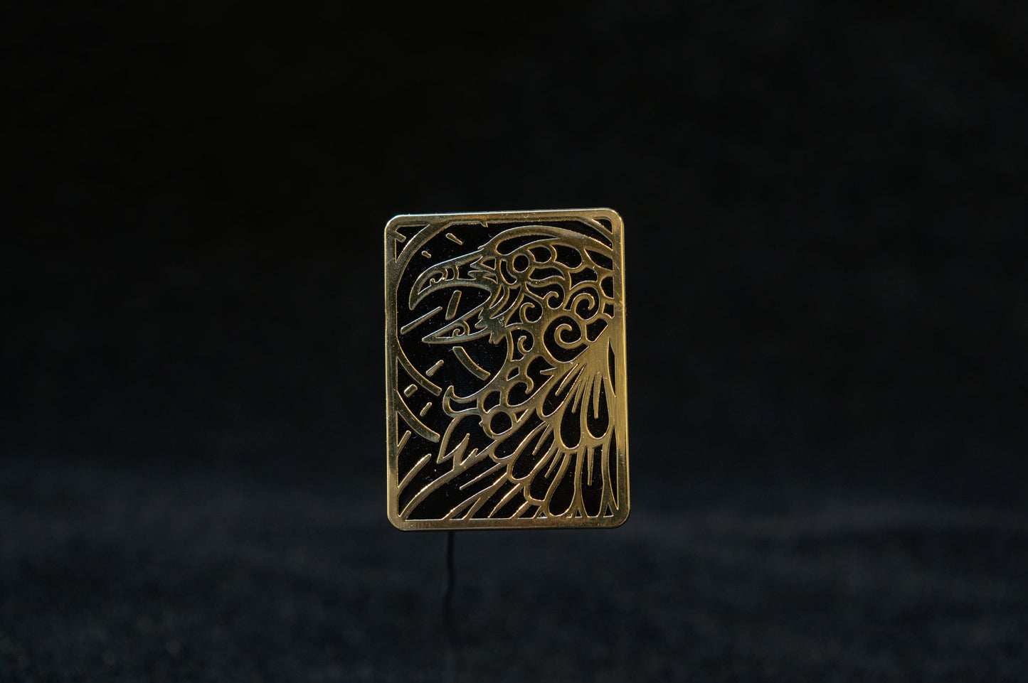 Raven Enamel Pin