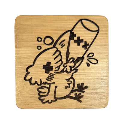 Drinky Crow Coasters