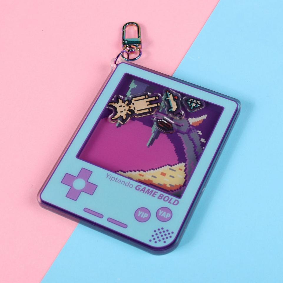 Yiptendo Game Bold Acrylic Shaker Charm