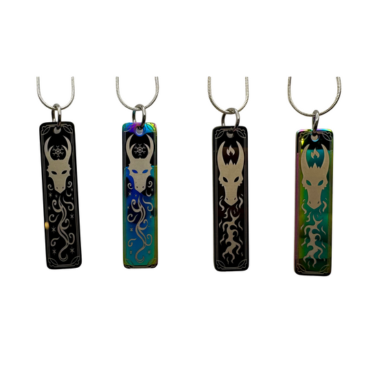 Elemental Dragon Pendants