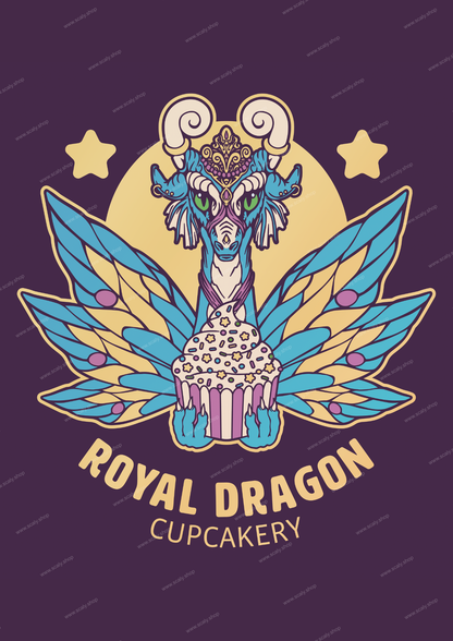 Royal Dragon Cupcakery Print