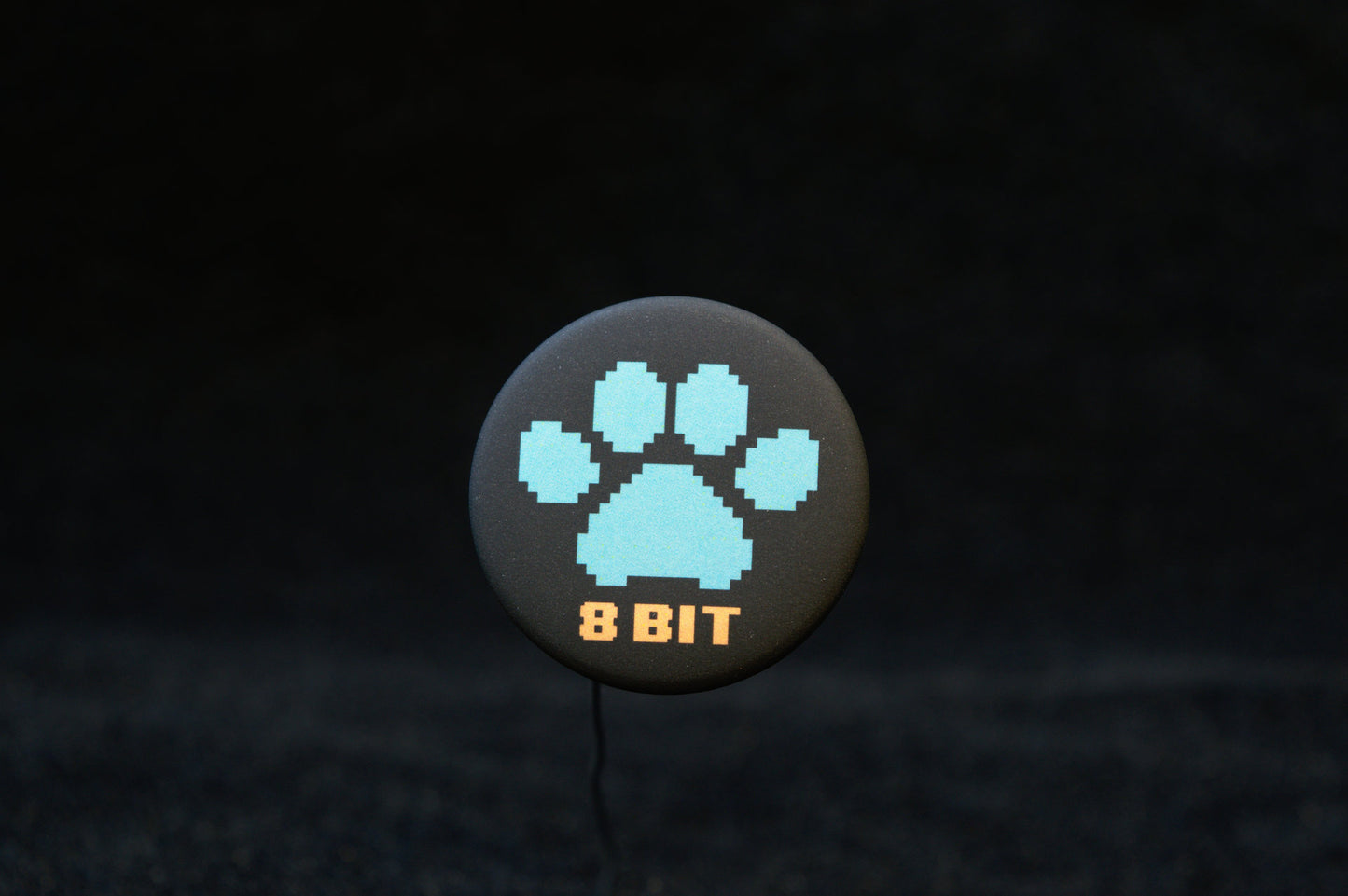 8 Bit Fur Button Pin