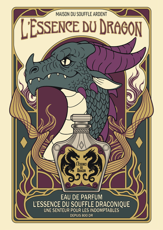 Dragon Perfume Print