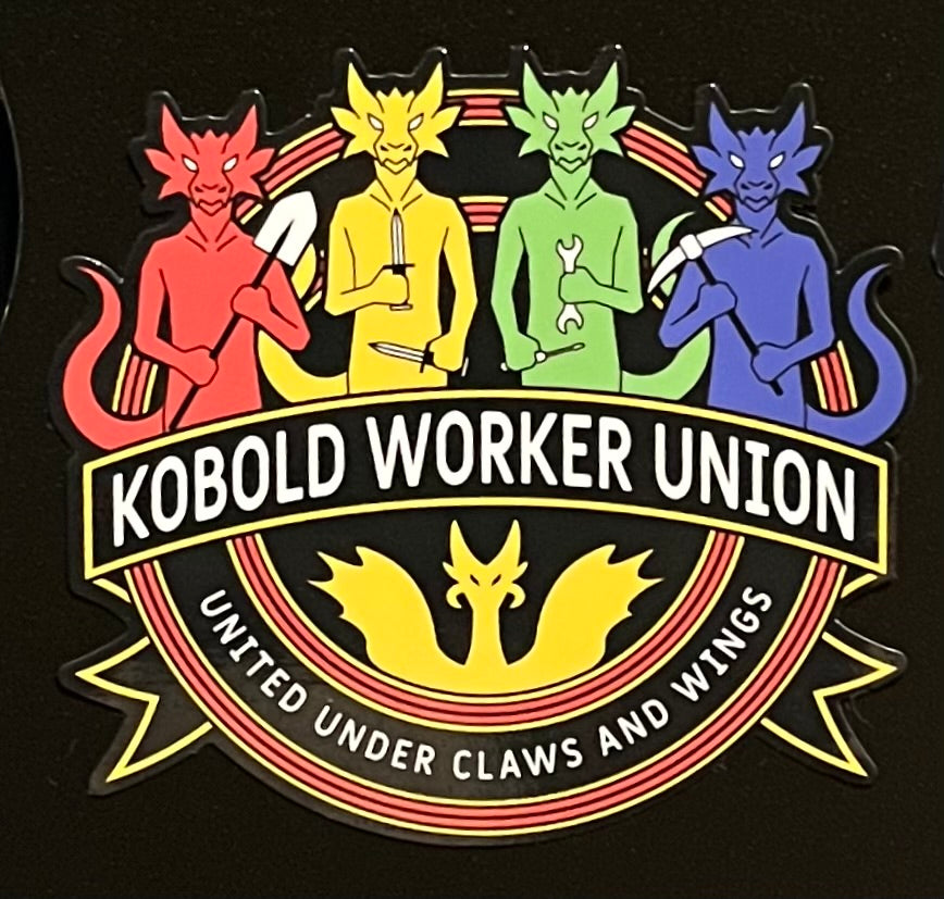 Kobold Worker Union Sticker