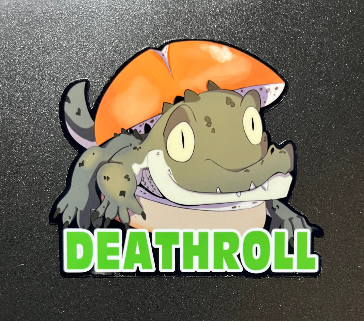 Crocodile Deathroll Sticker