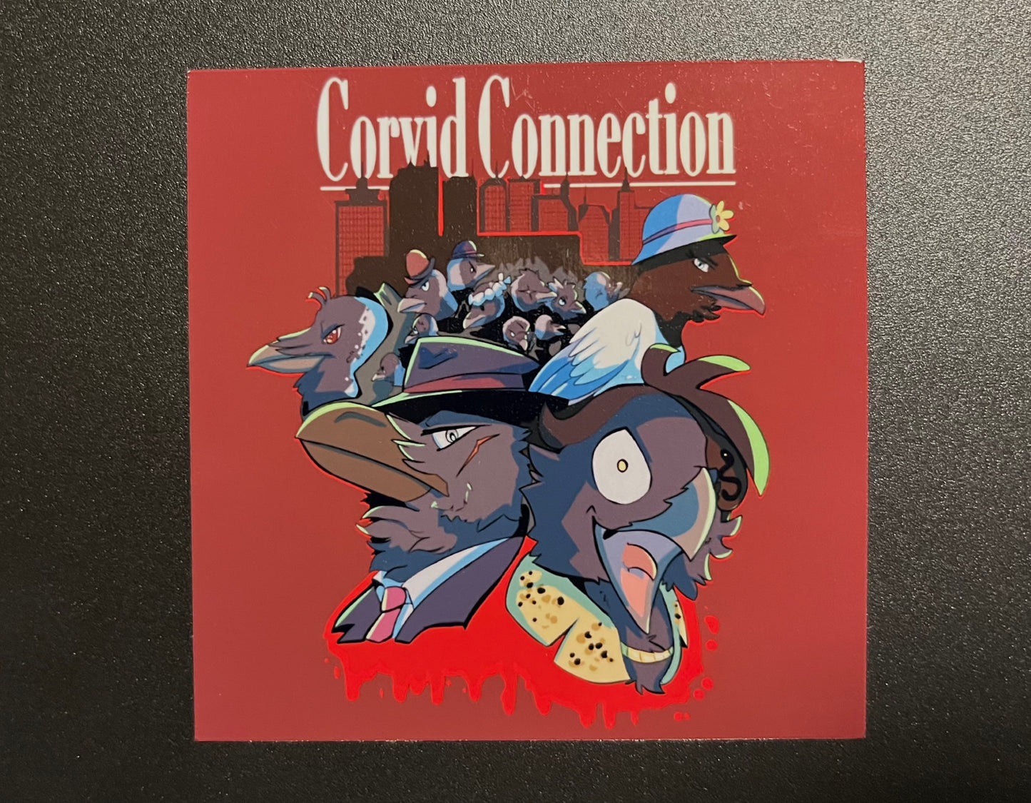 Corvid Connection Sticker