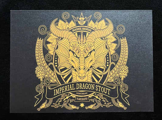 Imperial Dragon Stout Postcard