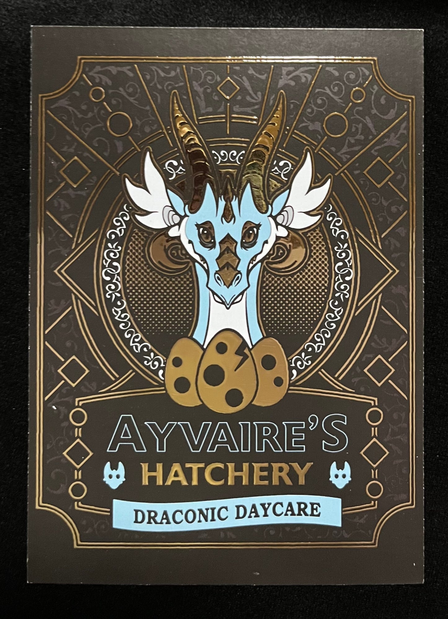 Ayvaire's Hatchery Draconic Daycare Postcard