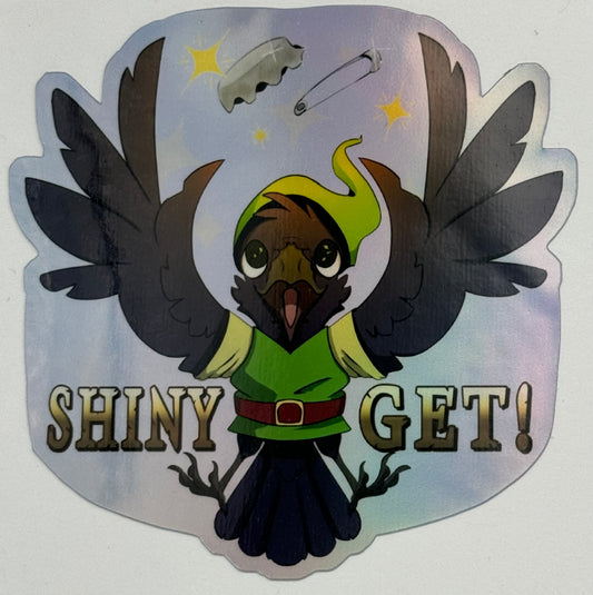 Shiny Get! Sticker