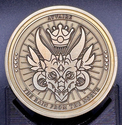 Ayvaire Brass Challenge Coin