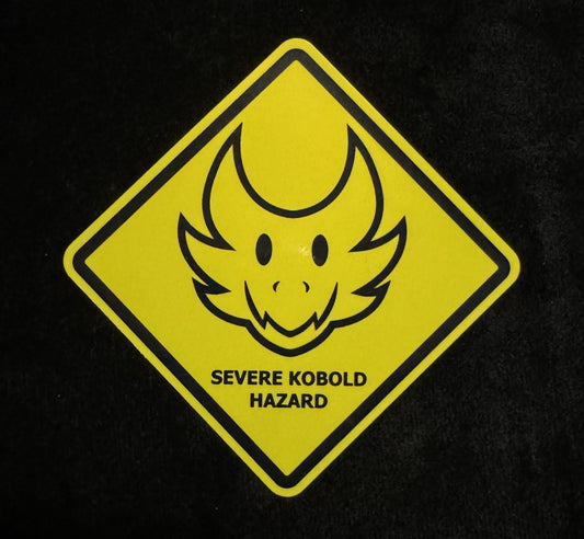 Severe Kobold Hazard Sticker