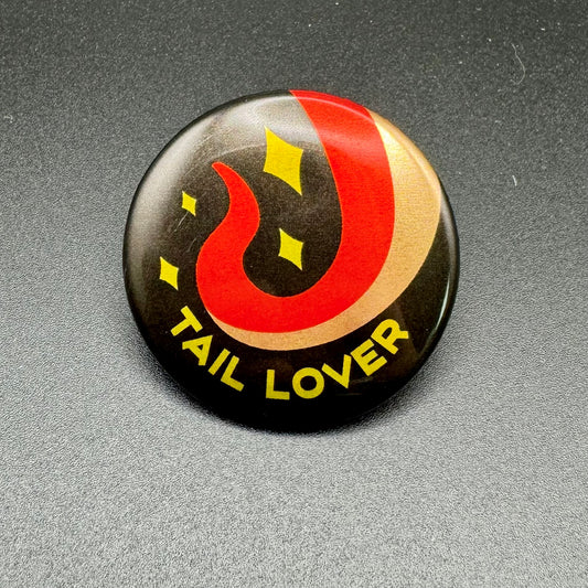 Tail Lover Button Pin