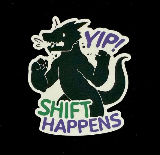 Shift Happens Kobold Sticker