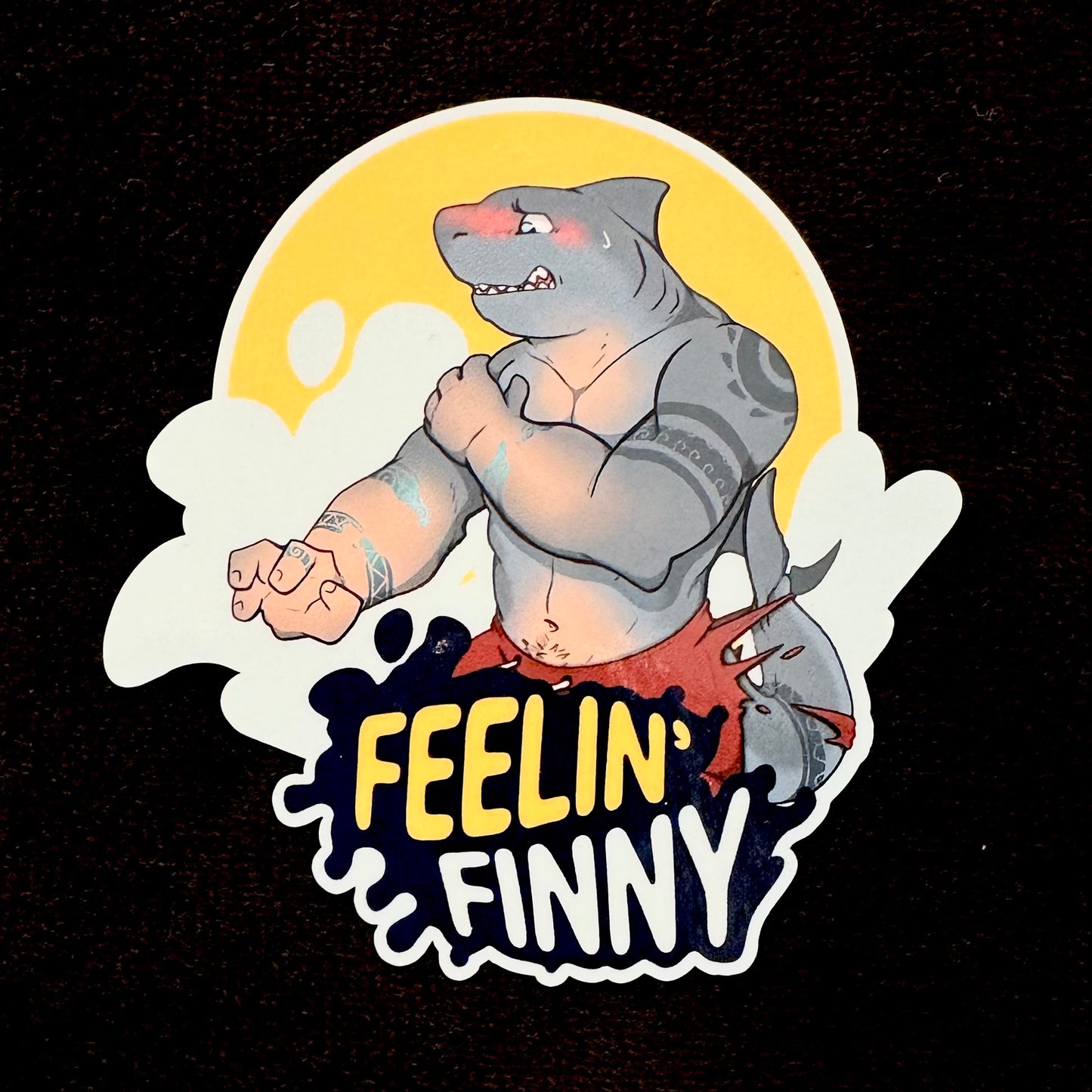 Feelin Finny Sticker