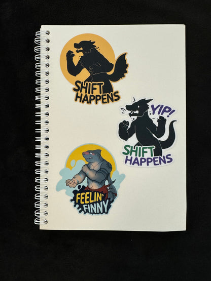 Shift Happens Werewolf Sticker