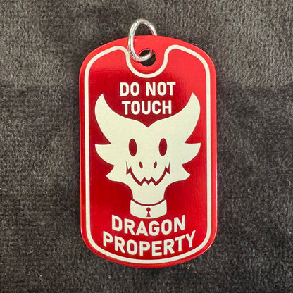 Dragon Property Dog Tag Necklace