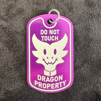 Dragon Property Dog Tag Necklace