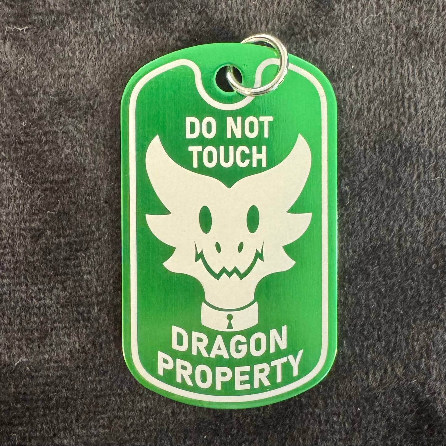 Dragon Property Dog Tag Necklace