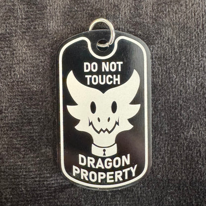 Dragon Property Dog Tag Necklace