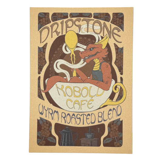 Dripstone Kobold Cafe Postcard