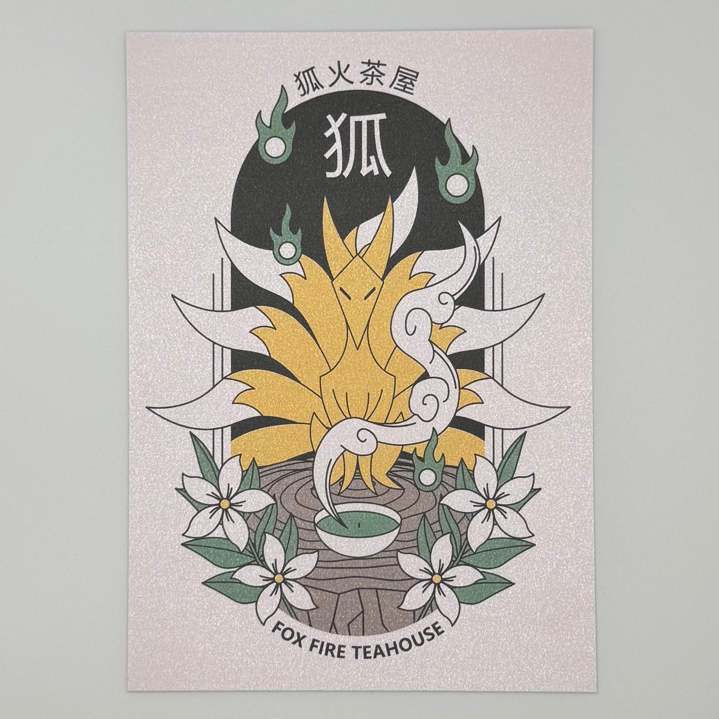 Fox Fire Teahouse Postcard