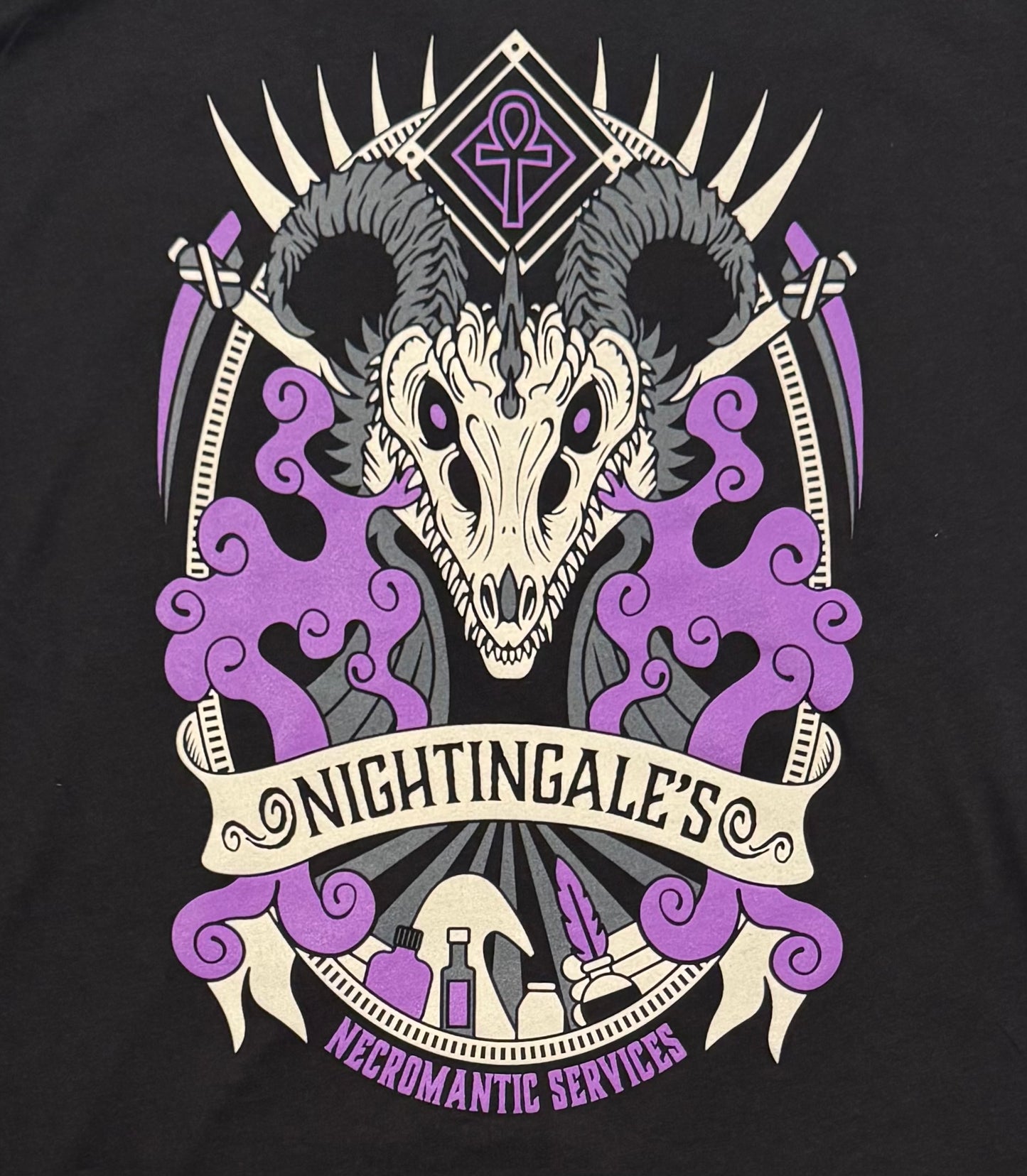 Nightingale's Necromantic Services Shirt