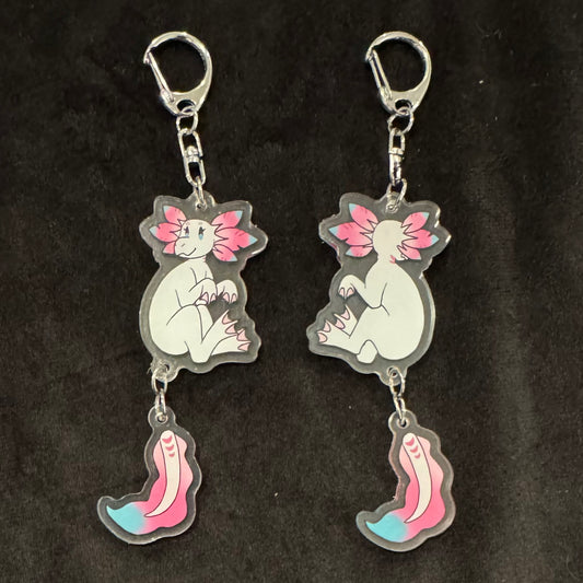 Axolotl (Kawanē) Tail Wagging Charm