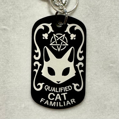 Qualified Familiar Dog Tag Necklace
