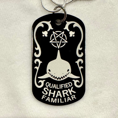 Qualified Familiar Dog Tag Necklace