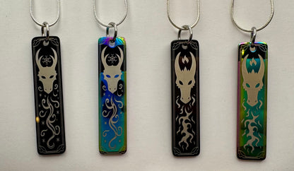 Elemental Dragon Pendants