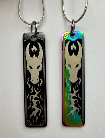 Elemental Dragon Pendants
