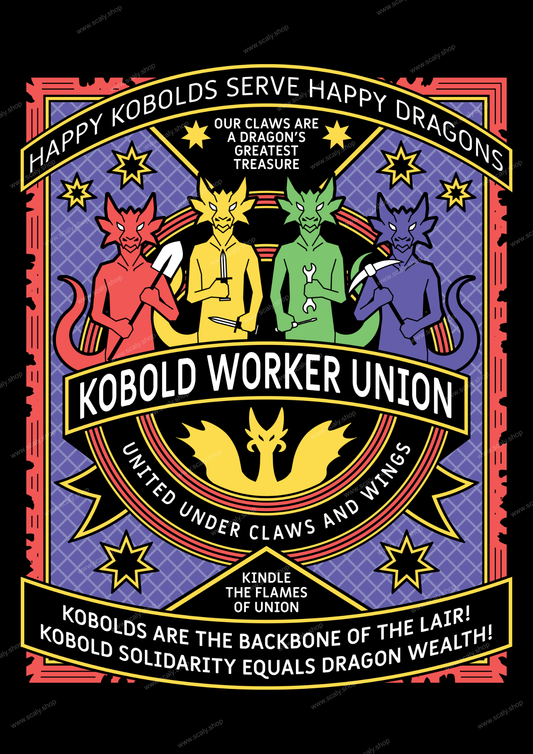 Kobold Worker Union A3 Print