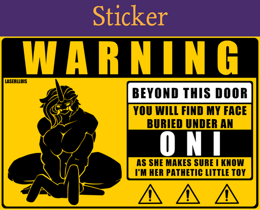 Warning: Oni Sticker (NSFW)