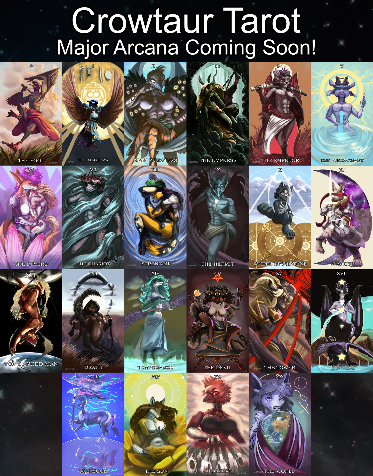 Crowtaurot Major Arcana Tarot Deck Pre-Order