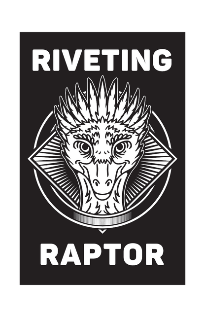 Riveting Raptor Badge