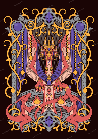 Empress of Flames Print