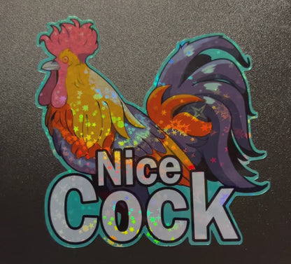 Nice Cock! Sticker