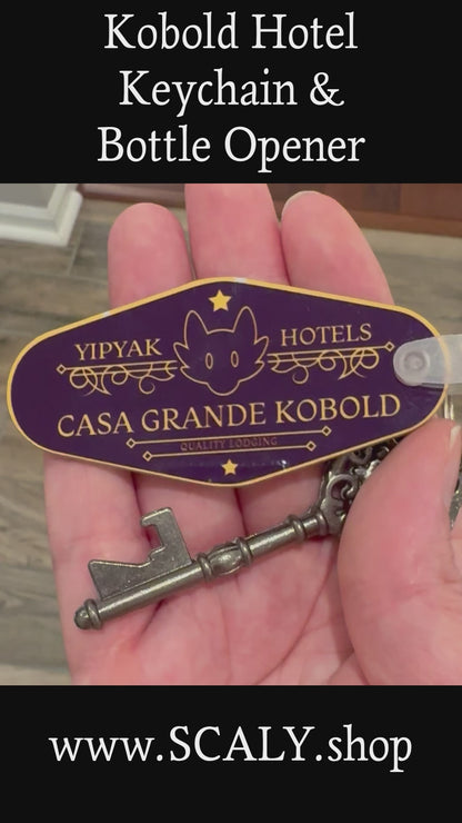 Kobold Hotel Keychain & Bottle Opener