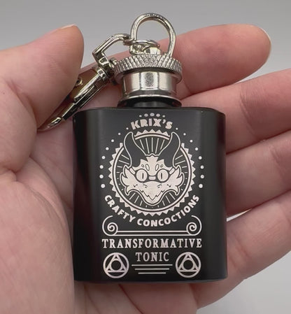 Kobold Transformation Mini Keychain Flask